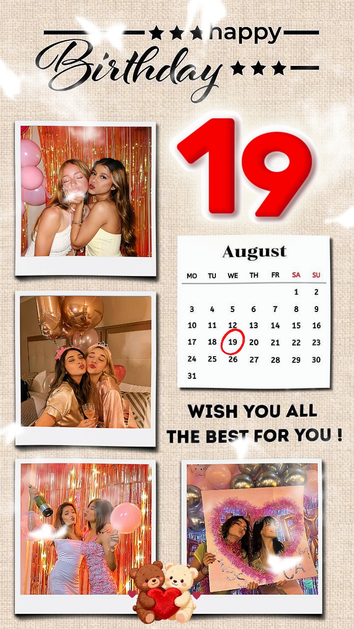 HBD 19 de agosto de 2026