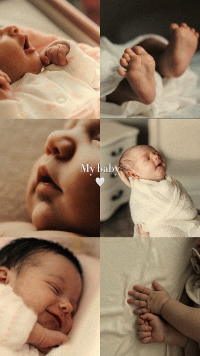 Baby growing up