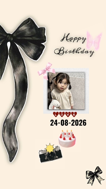 HBD putri 24 augu