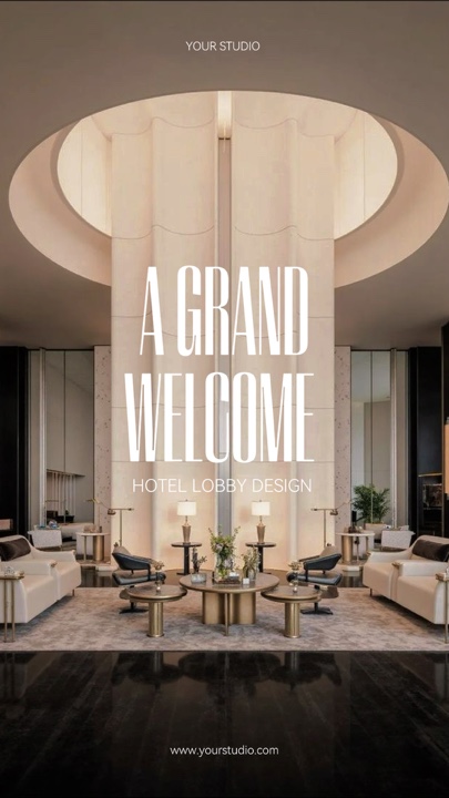 Hotel lobby design
