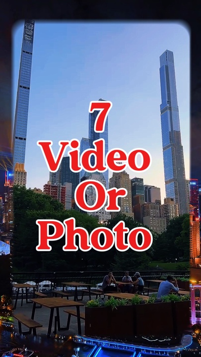 7 Video oder Foto 