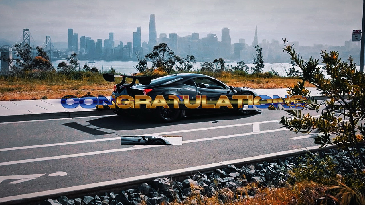 congralutions car 