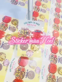 Sticker mùa Noel
