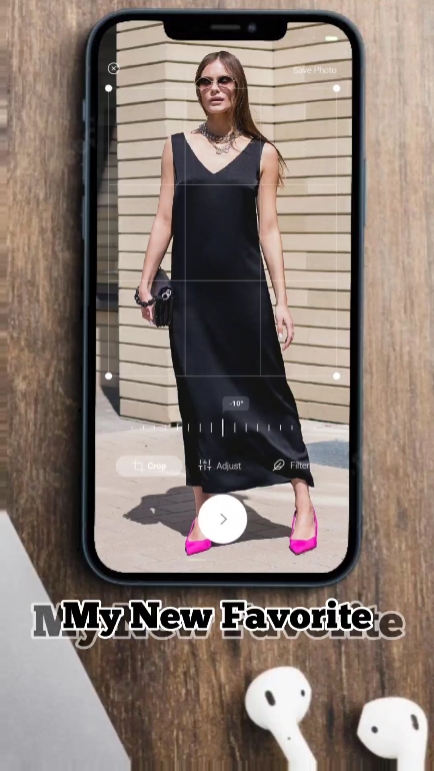 Produk Fashion Tampilan Layar Rekreasi Gaya TikTok