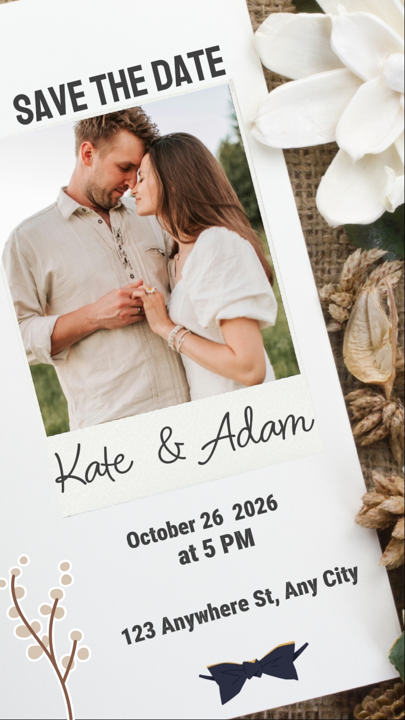 Invitación de boda 