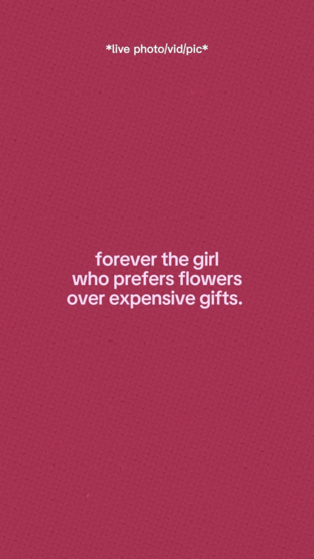 Préfère les fleurs. 