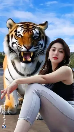 harimau viral 