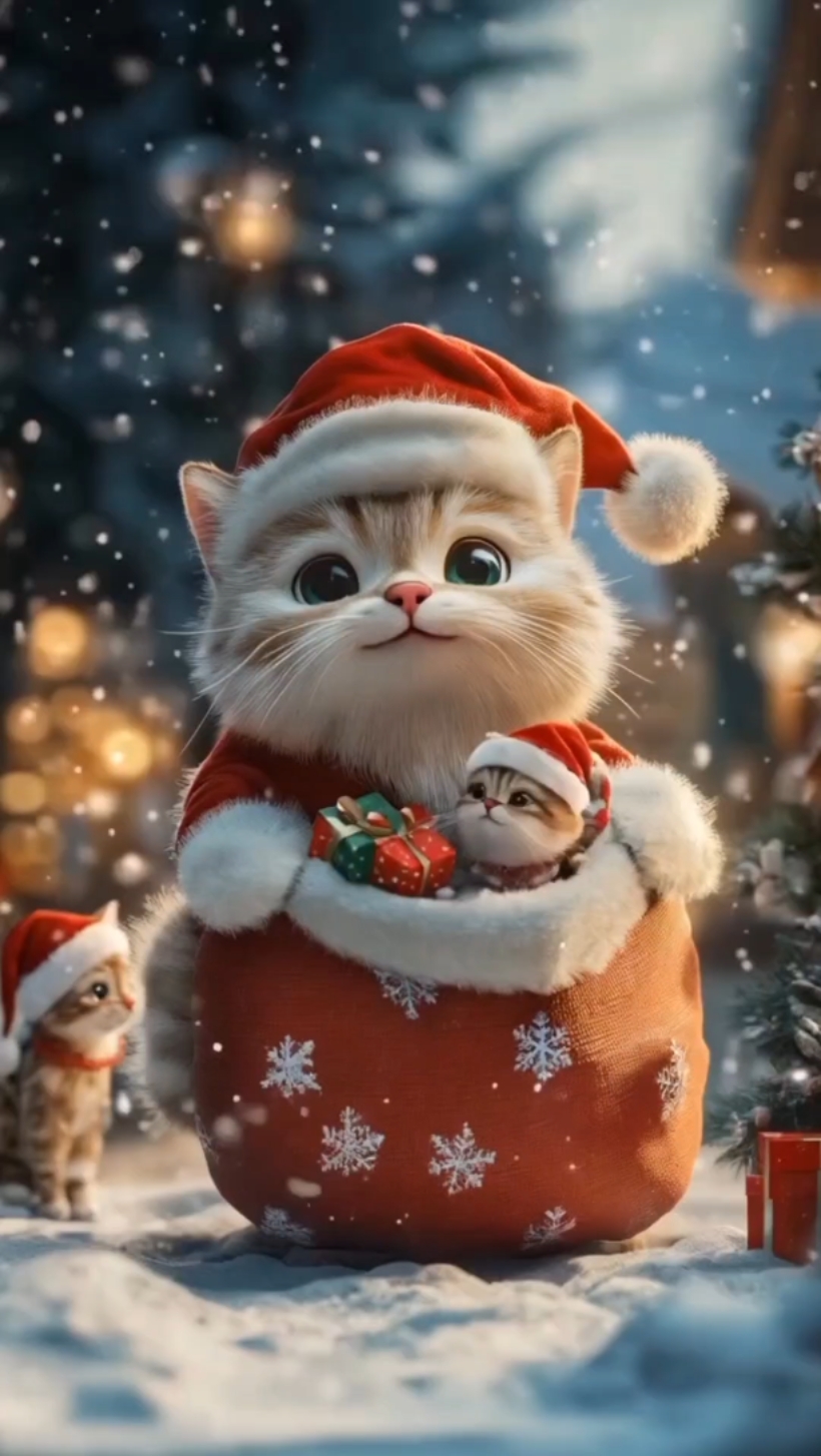 Gato santa meme