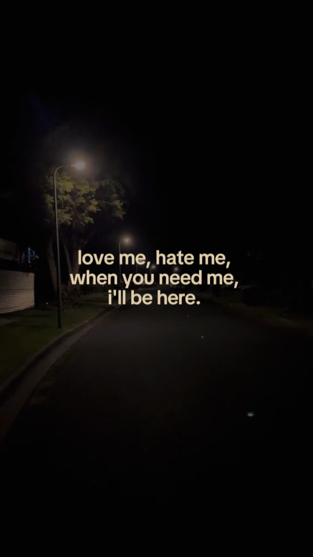 Love Me, Hate Me. 