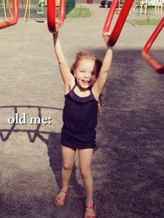 old me and new me 
