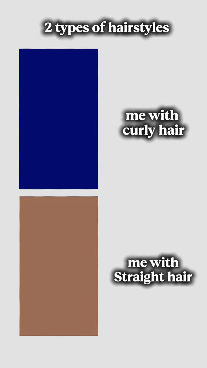 2types of hairstyles