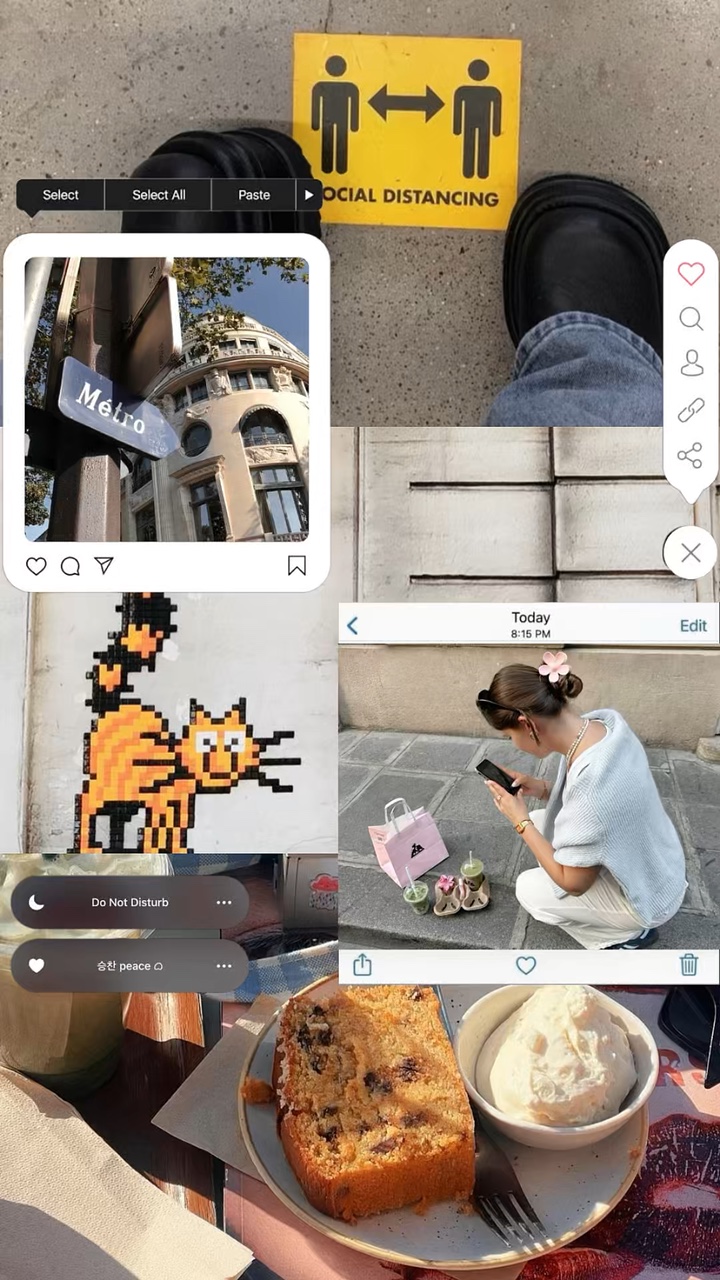Estilo de iPhone de cuadrícula