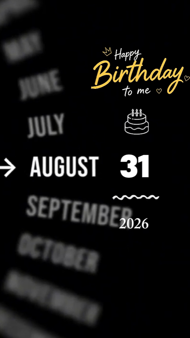BDAY SON 31 AUGUST