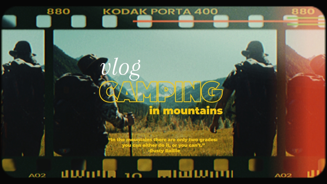 vlog in mountains