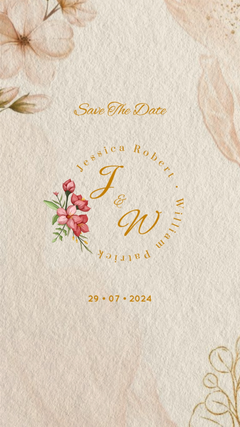 Convite de casamento 