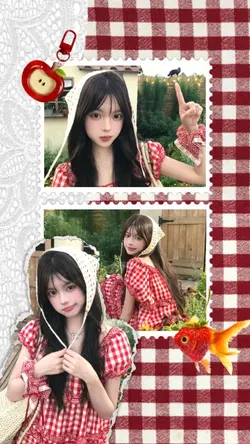cute red