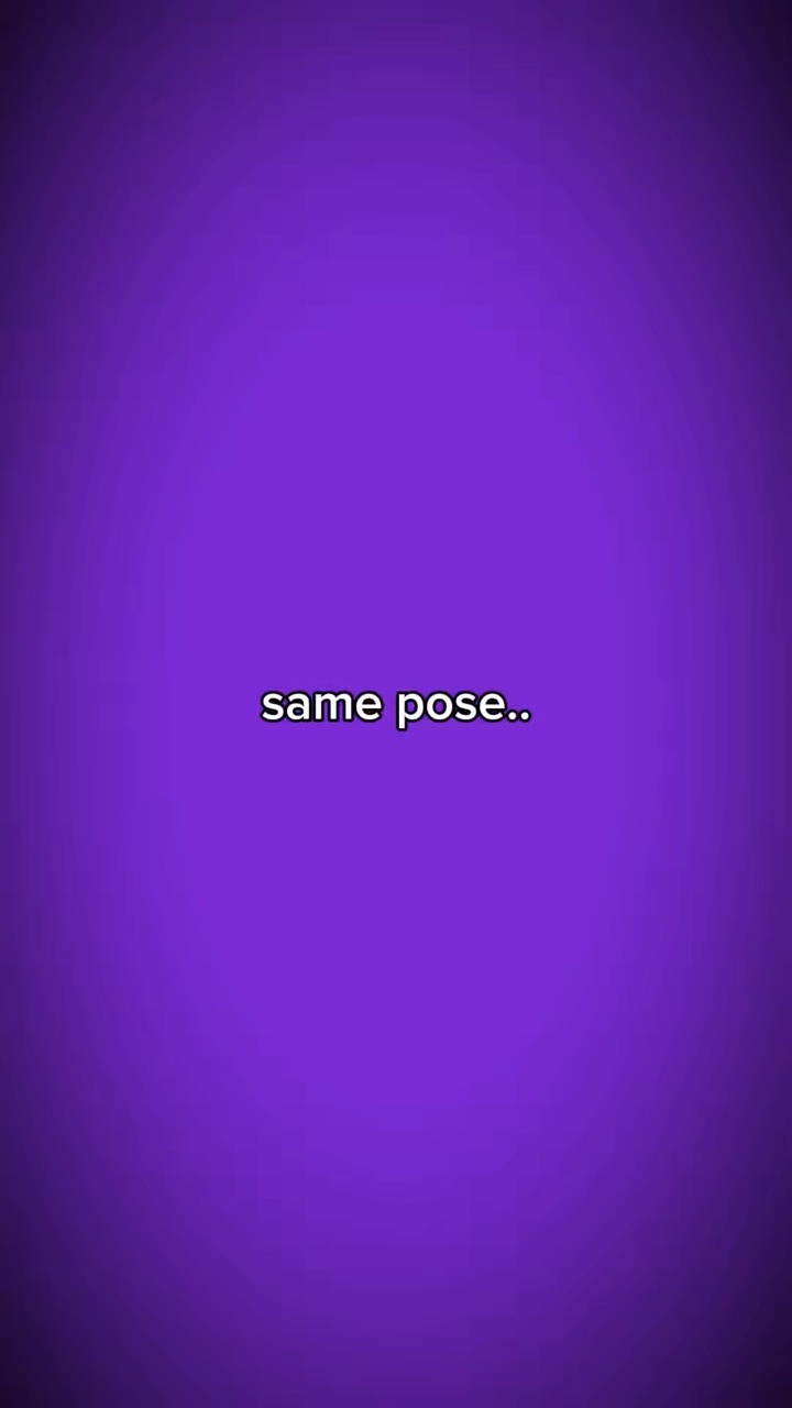 Misma pose... diferente