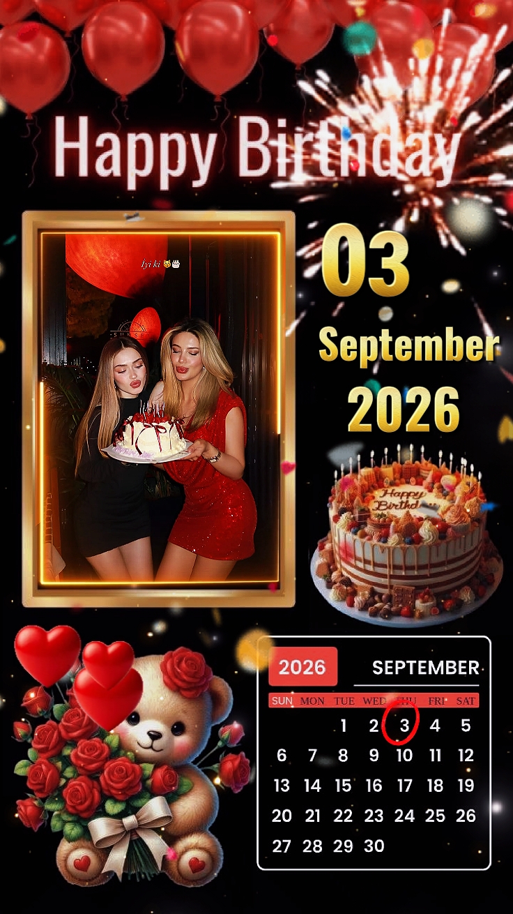 HBD 03 September2026