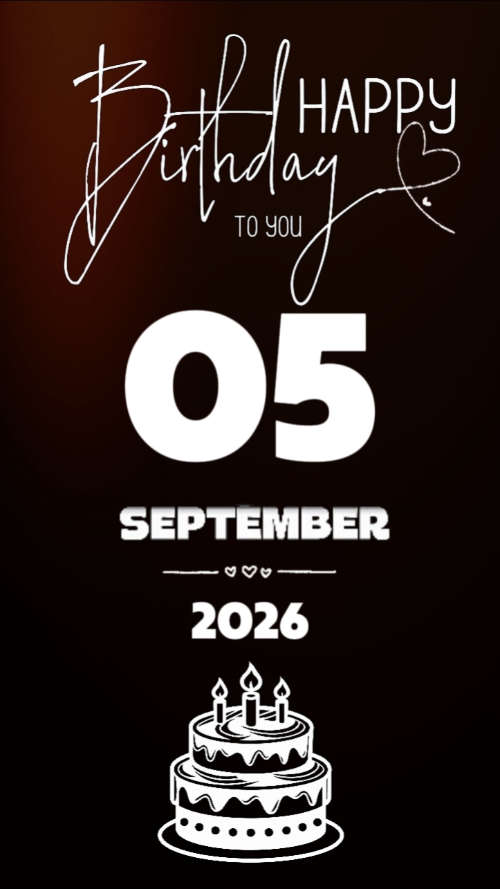 Anniversaire 05 septembre