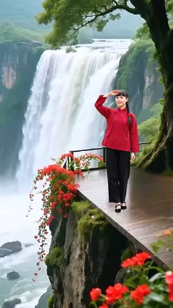 Waterfall view 