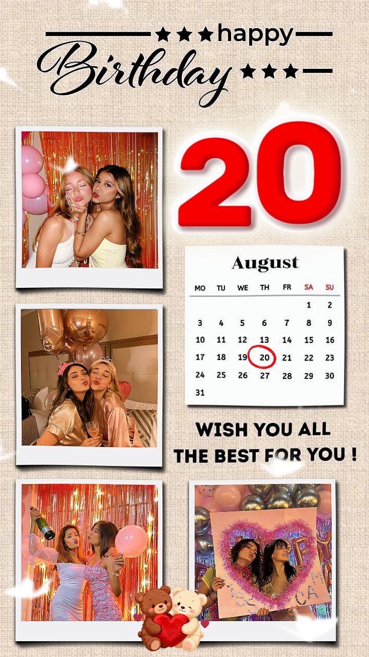 HBD 20 août 2026
