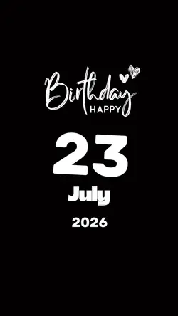 Hbd 23 July 2027