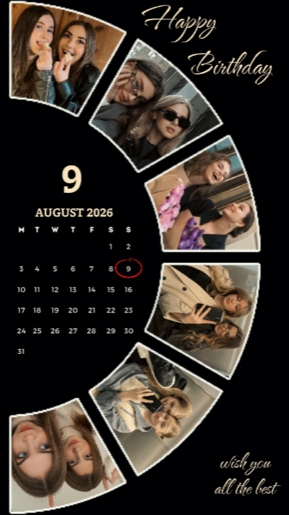 Aniversário 9 de agosto 
