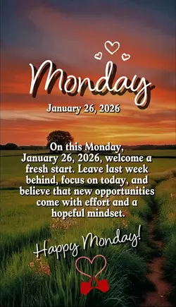 Monday, January 26