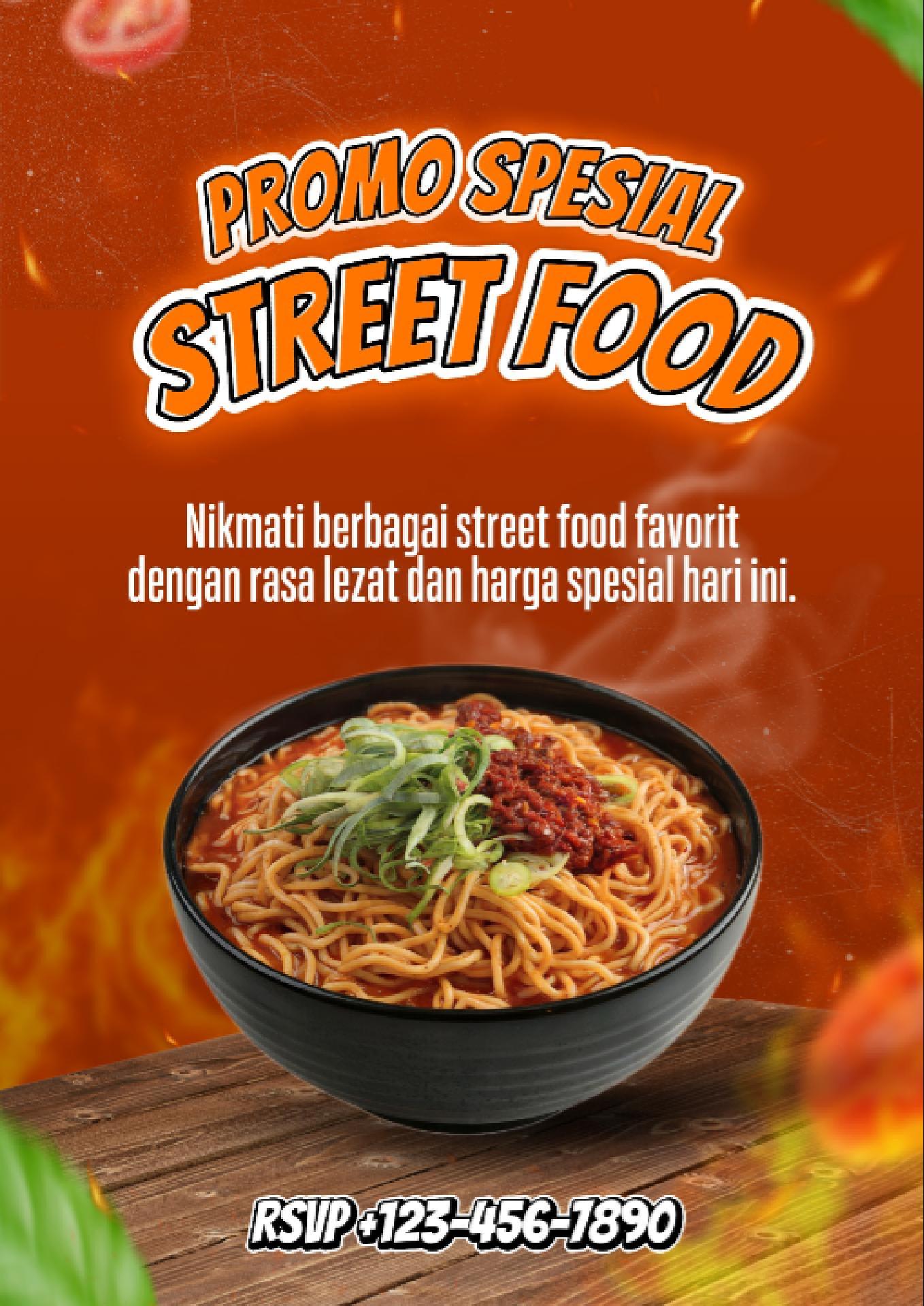 Promo de comida callejera
