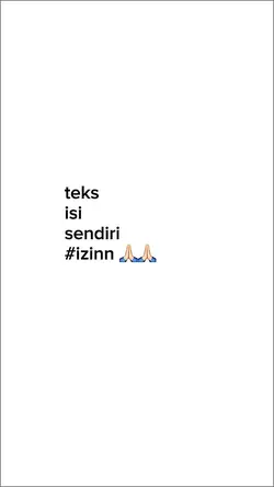teks isi sendiri