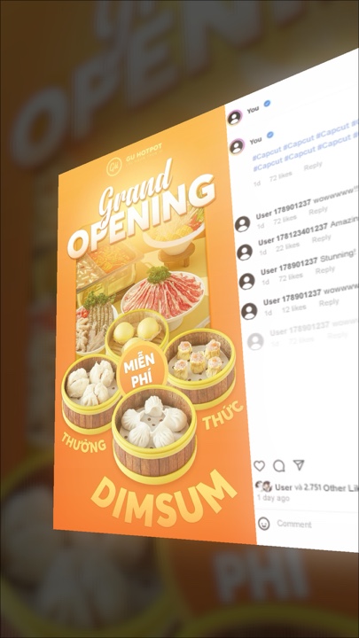 푸드 포스터 플라이어