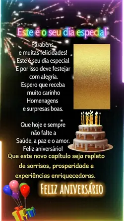 feliz aniversário 