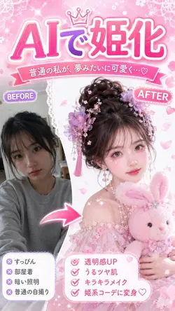 AIで姫化