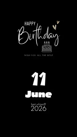 HBD 11 JUNI 2026