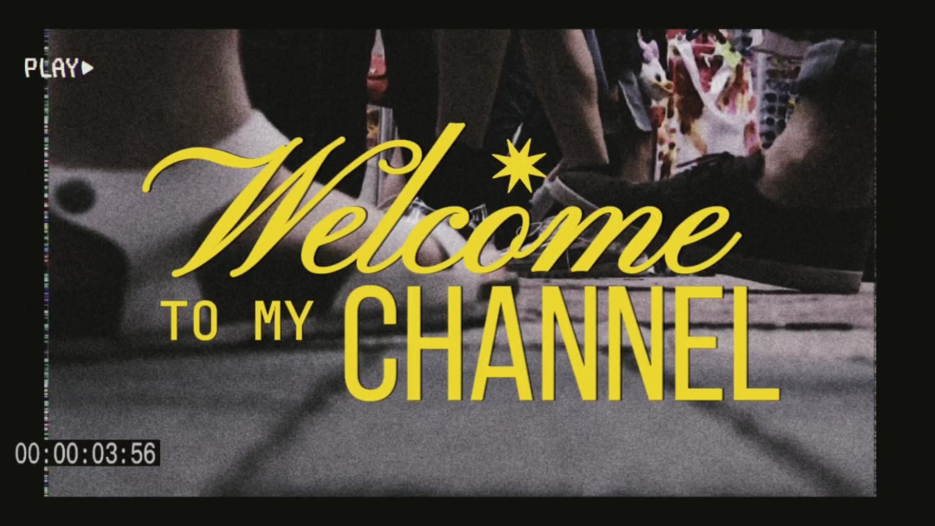 Channel Intro Pangkalahatang Retro style na Template ng YouTube