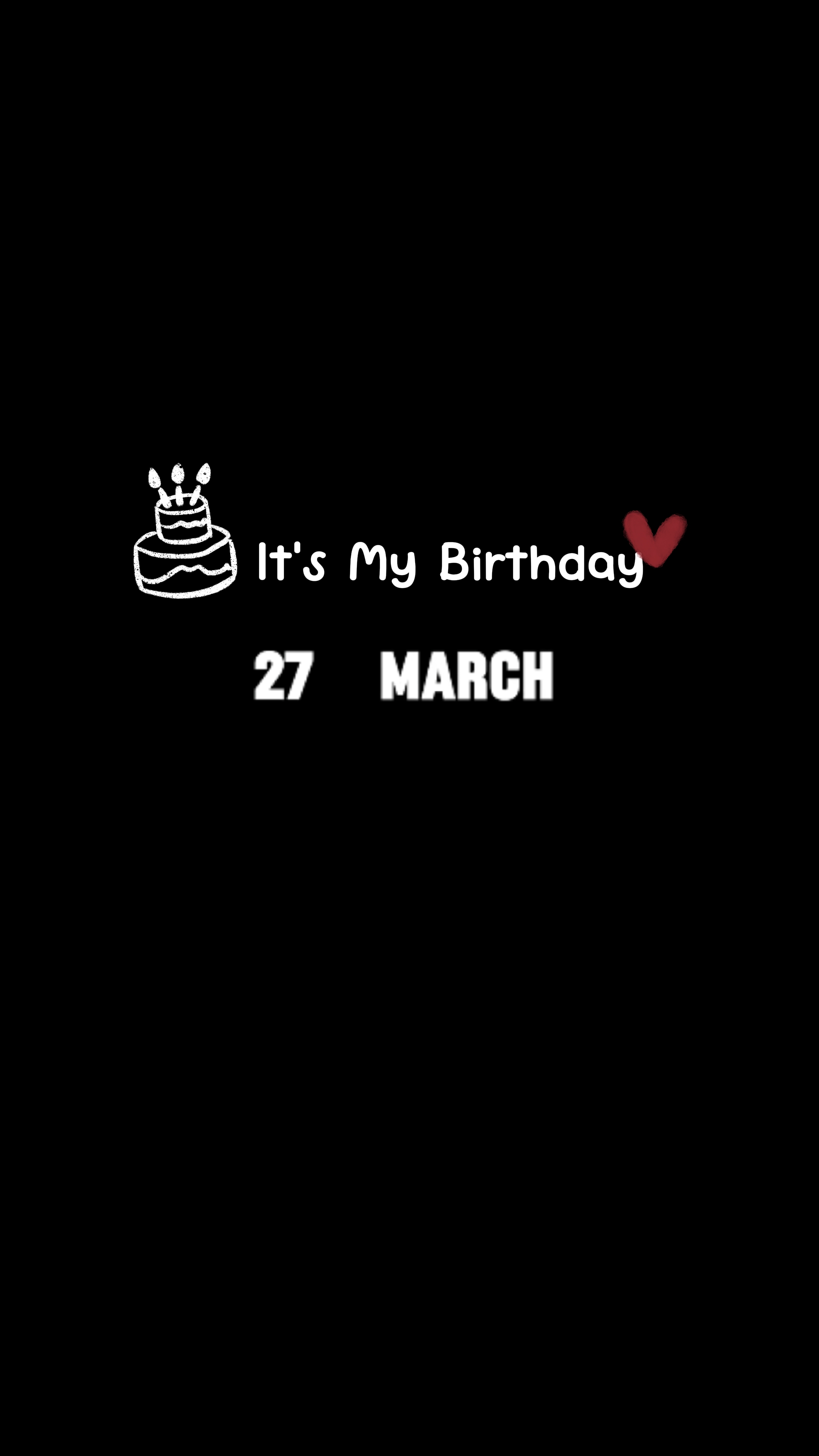 Anniversaire 27 mars