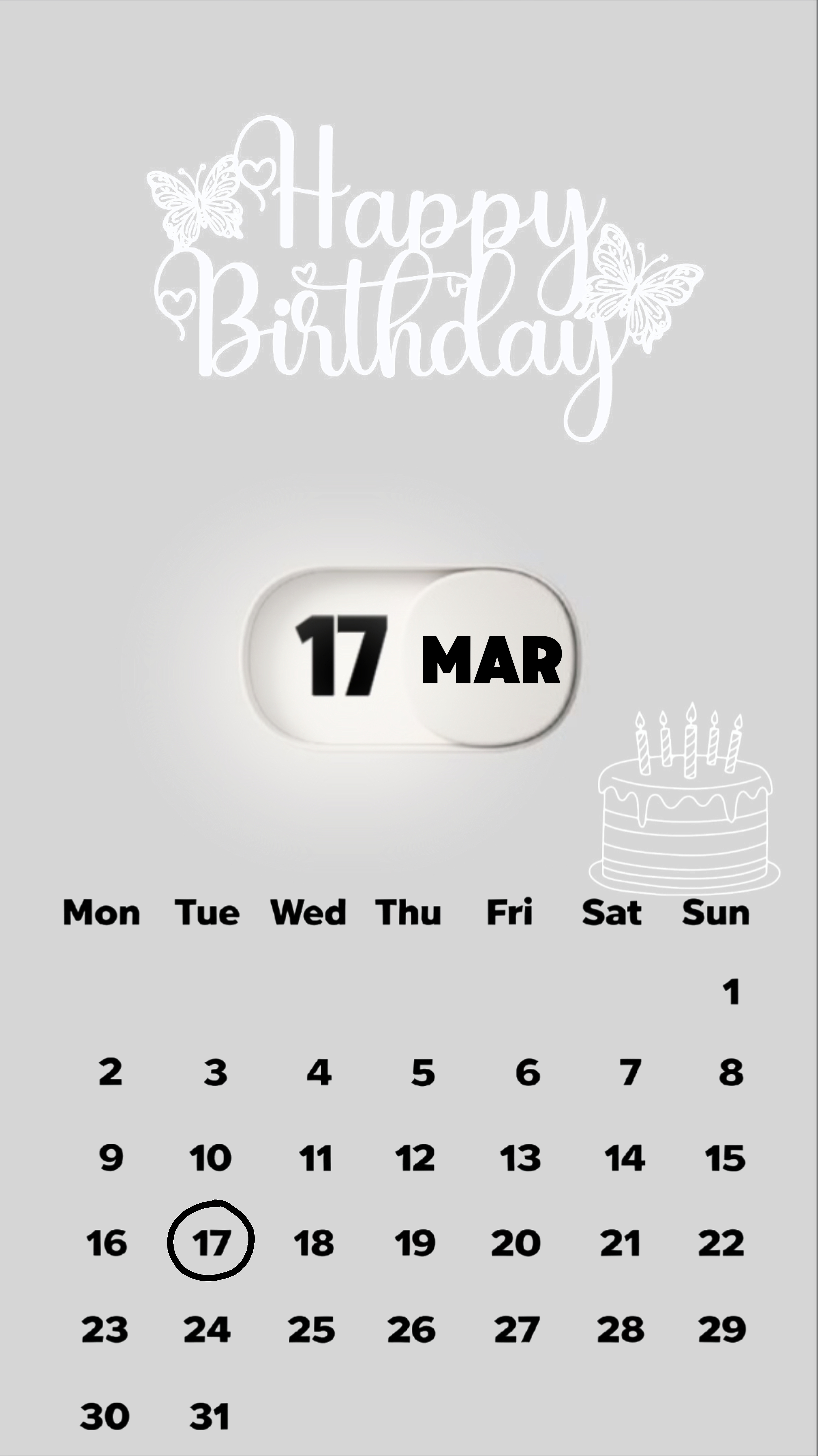 HBD 17 DE MARZO