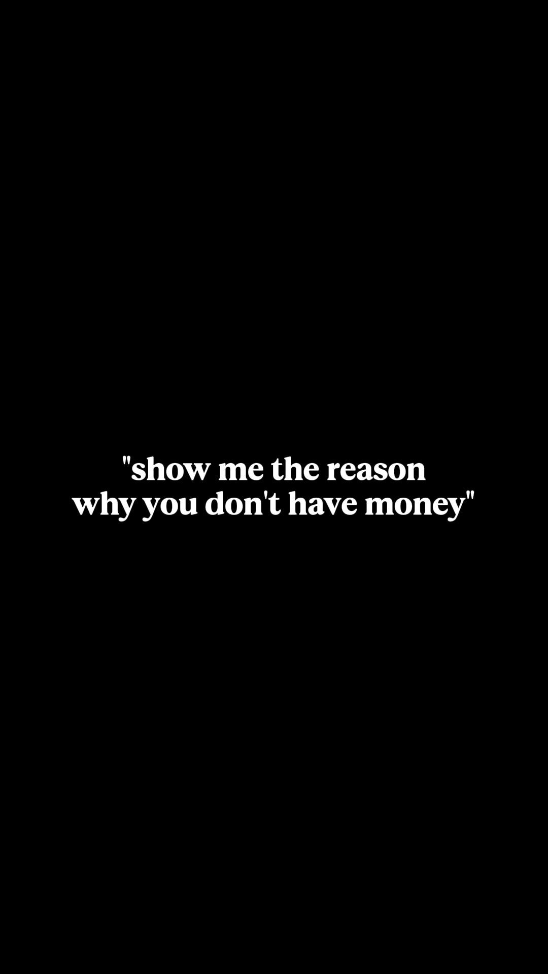 don't have money 
