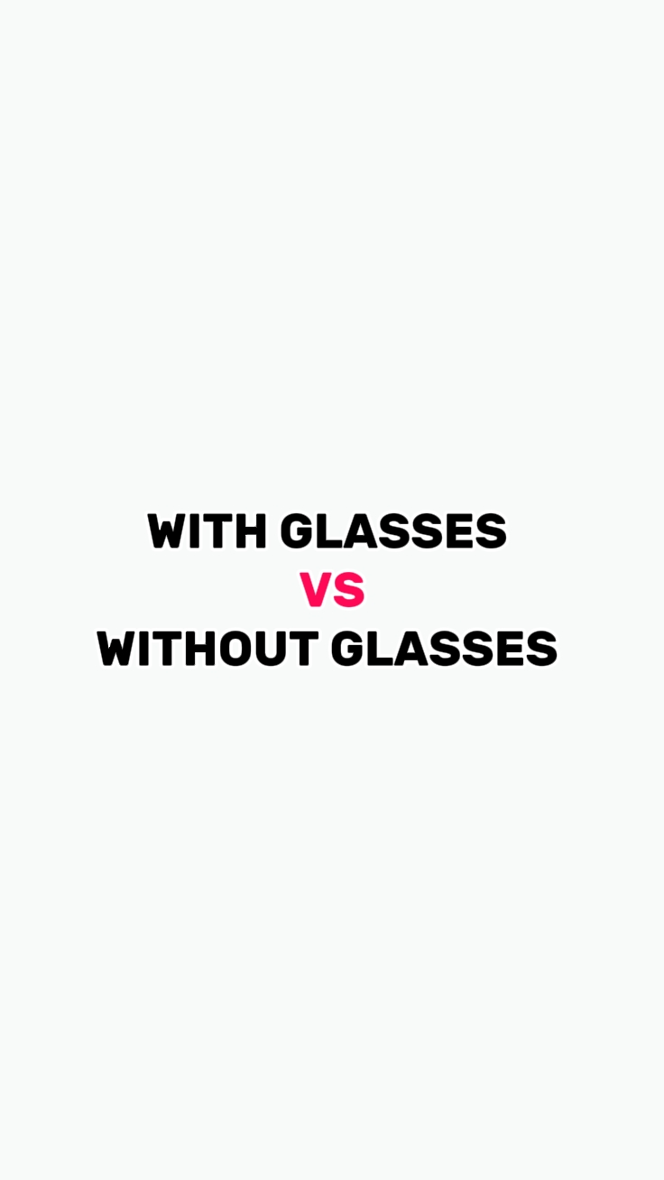 mit Brille ohne