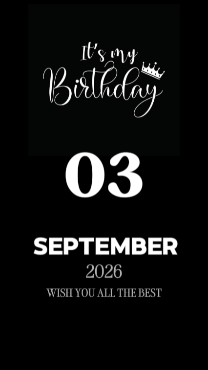 Hbd My Son 03 Sept