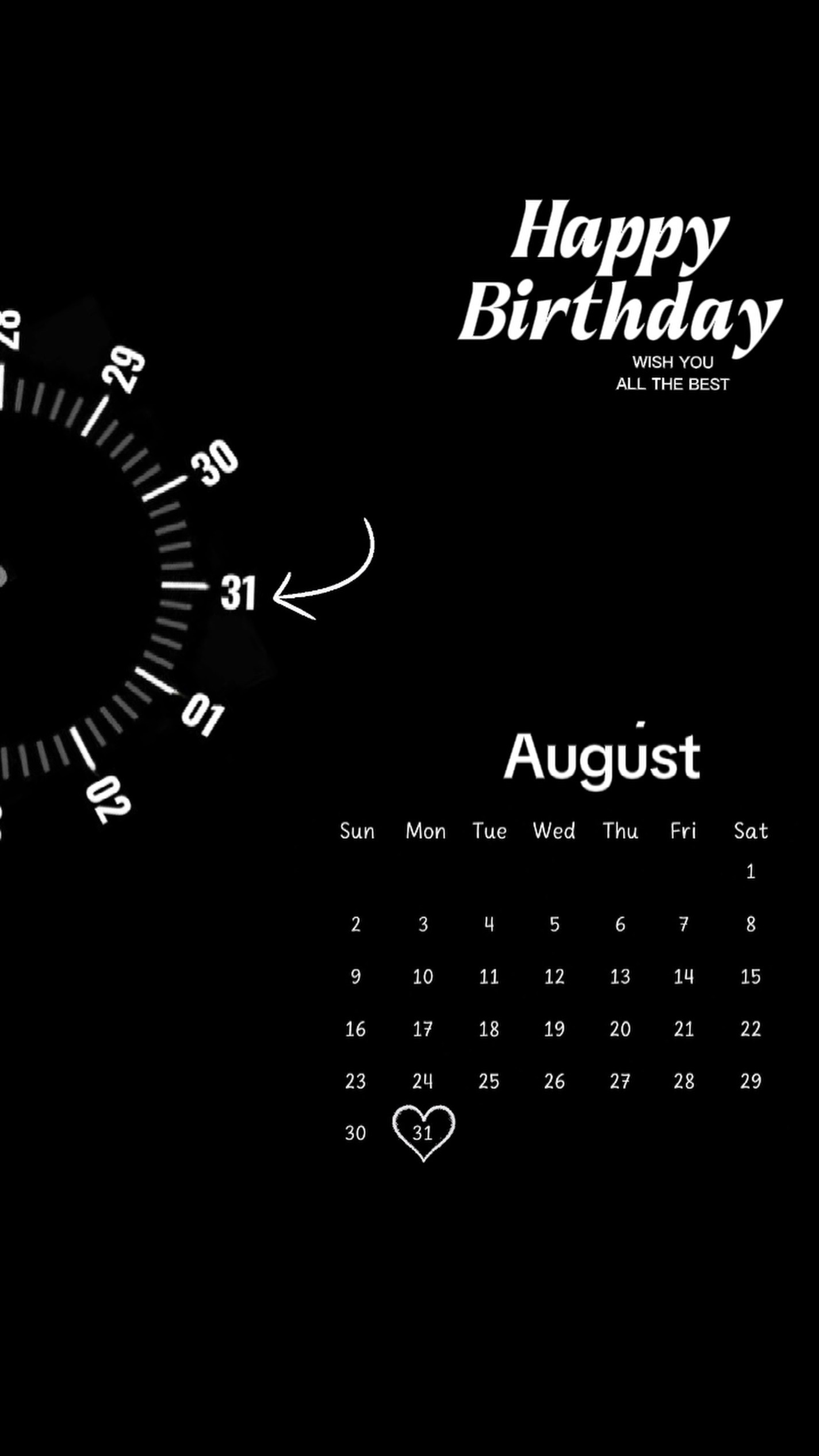 Hbd 31 août 2026