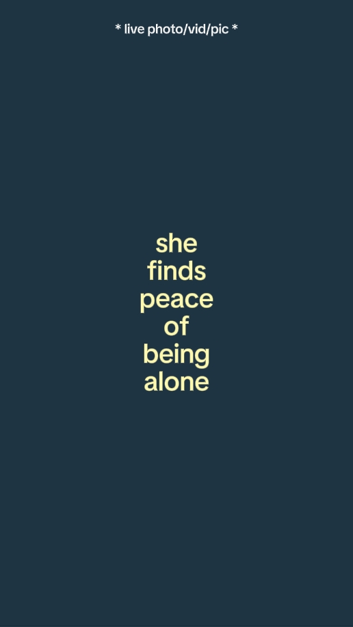 Shefindspeaceofbeing
