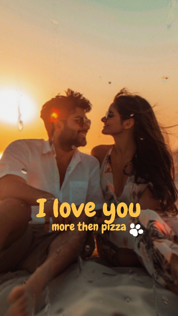 I love you