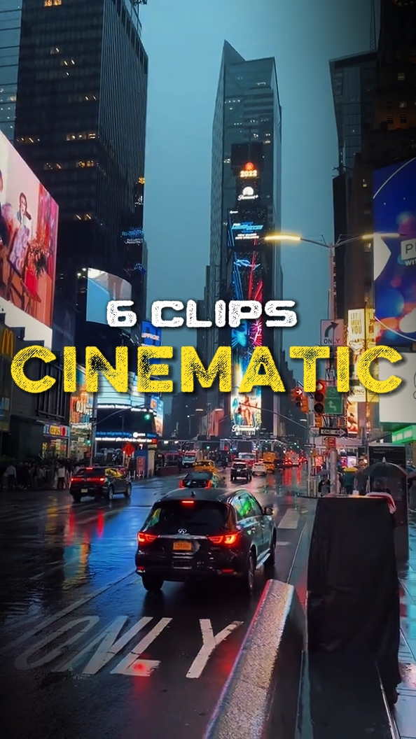 6 clipes cinematográficos 