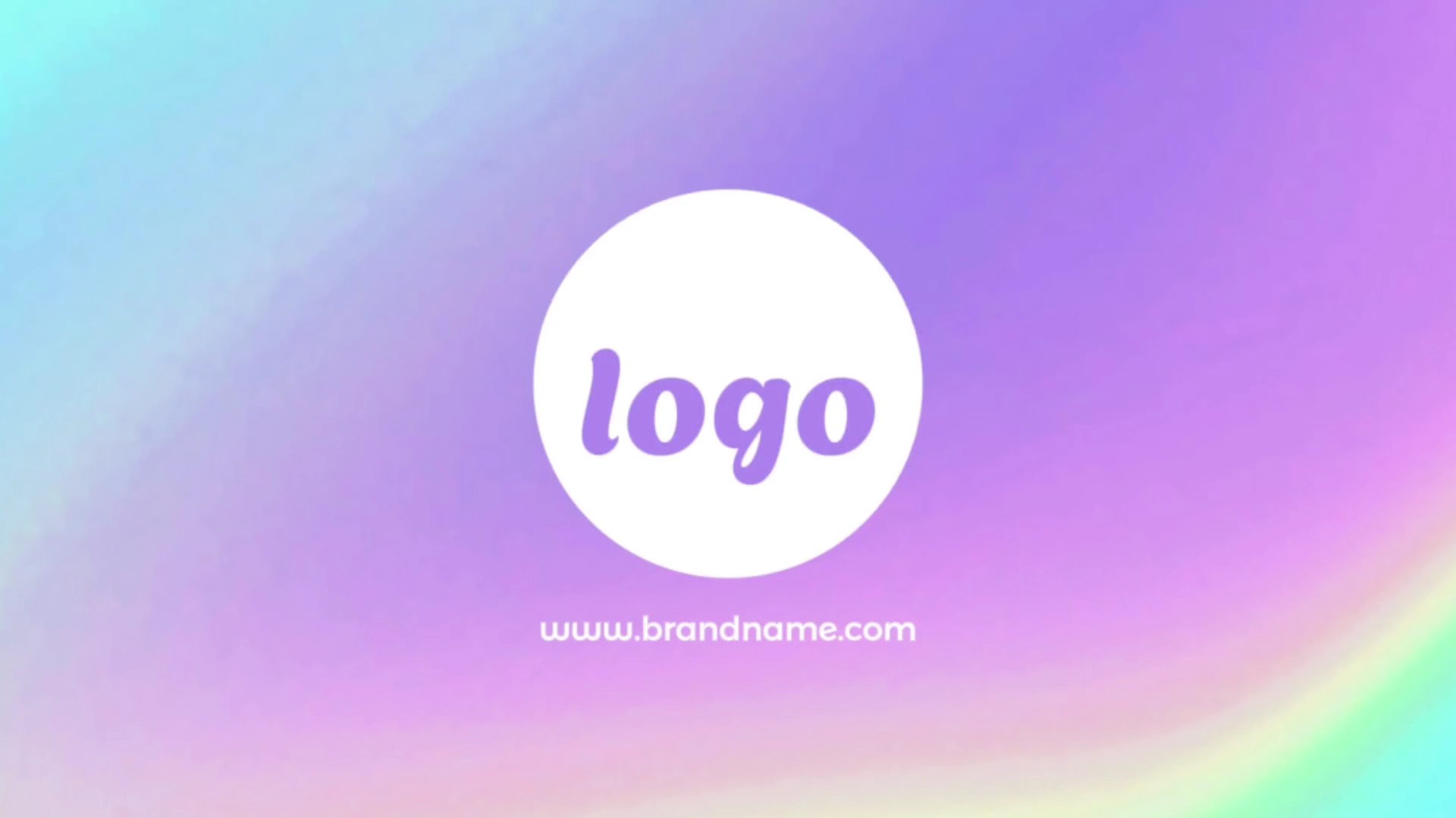 Plantilla de introducción de logotipo
