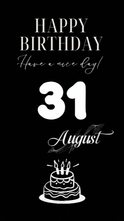 ANIVERSÁRIO DE 31 DE AGOSTO