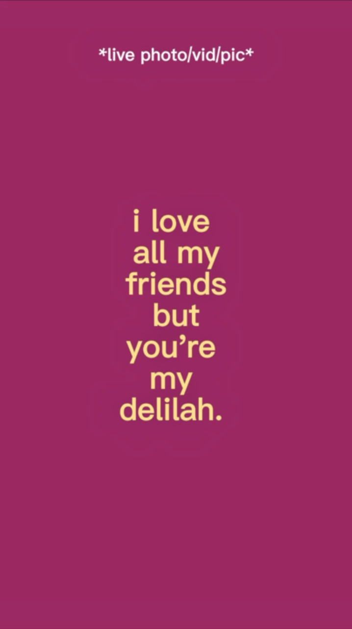 Tu es ma Delilah