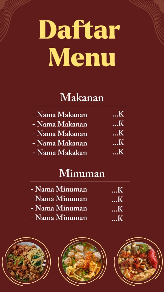 Daftar Menu 