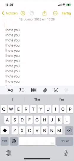 I hate you 