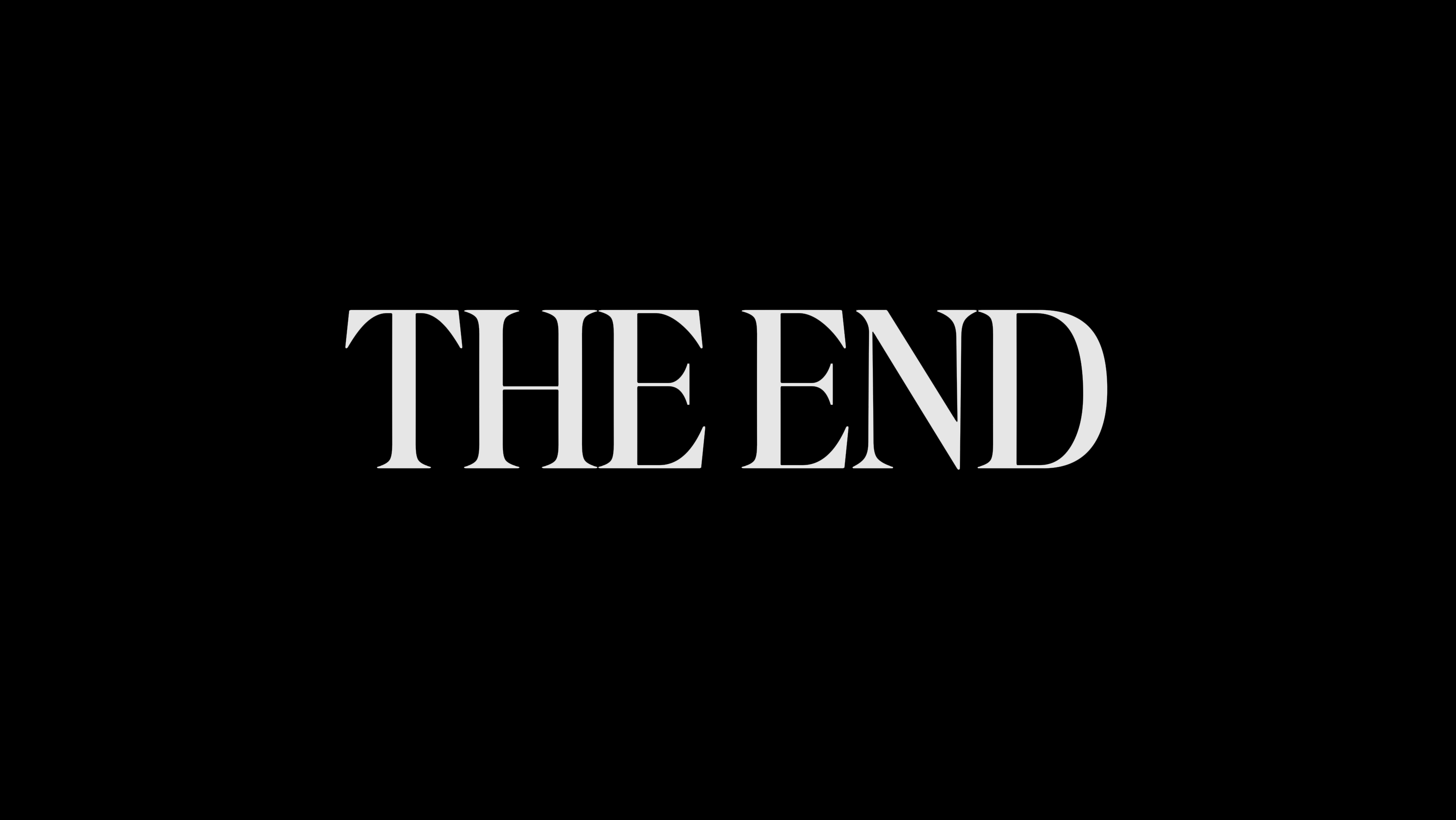 The End